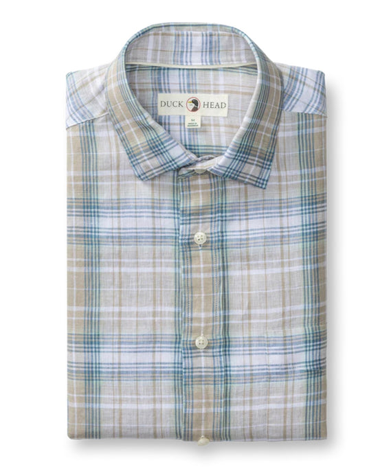 Duck Head L/S Linen Poplin Shirt