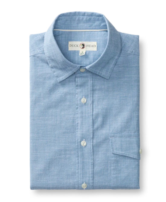 Duck Head L/S Cotton Chambray Sport Shirt
