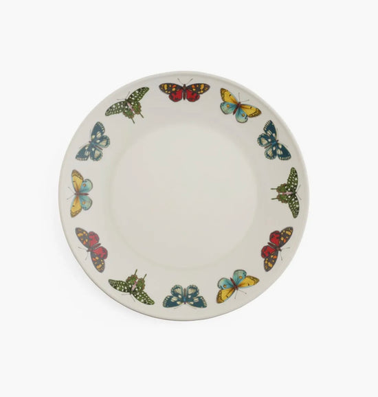 Botanic Garden Harmony Accents White 12 Inch Coupe Plate
