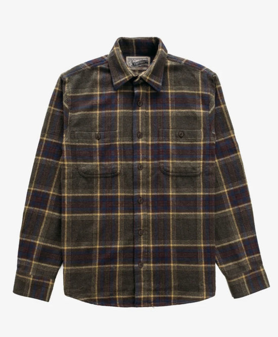 PLAID COTTON FLANNEL WORK SHIRT