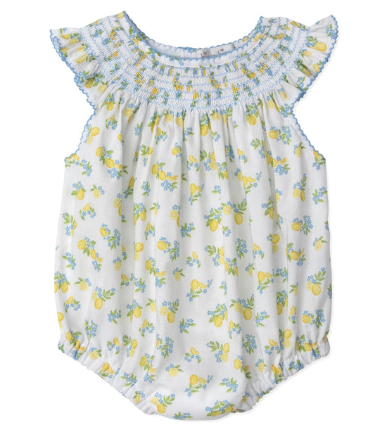 Lemon Blossoms Smocked Woven Bubble