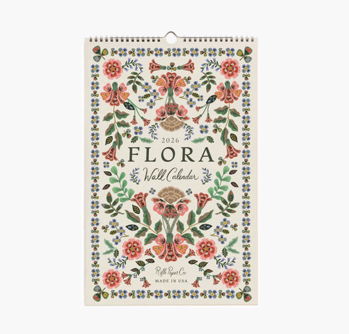 2026 Flora Wall Calendar