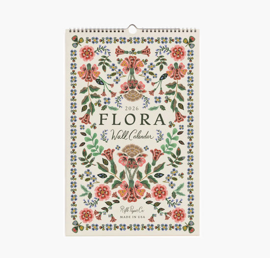 2026 Flora Wall Calendar