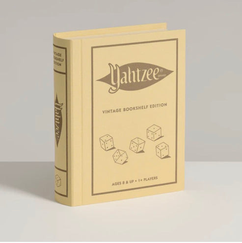 YAHTZEE VINTAGE BOOKSHELF EDITION