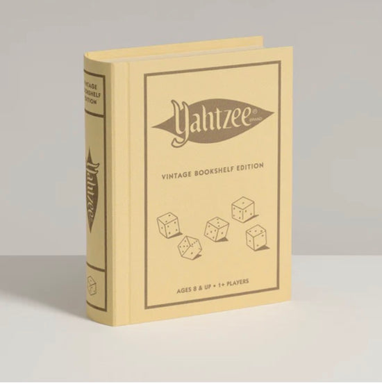 YAHTZEE VINTAGE BOOKSHELF EDITION