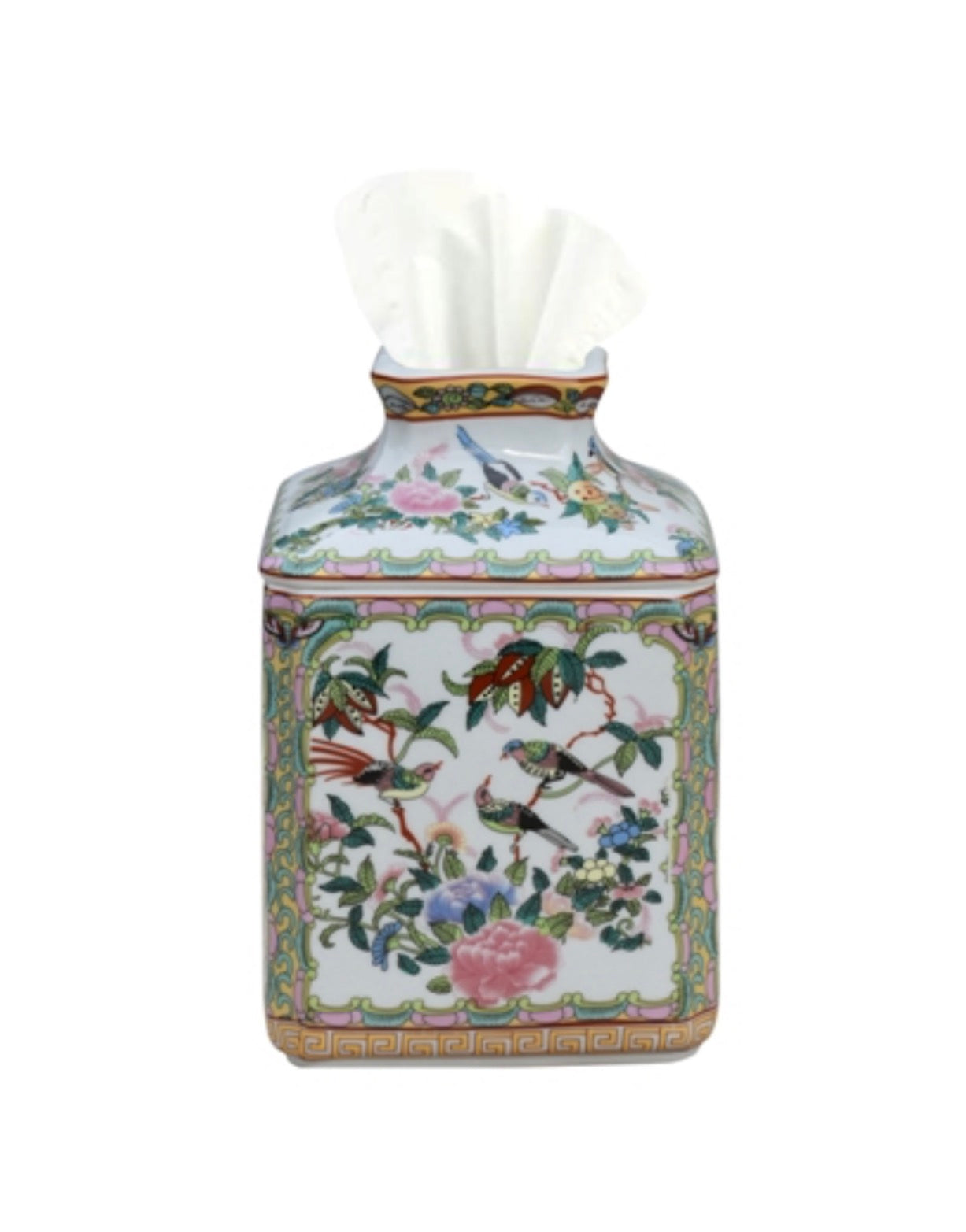 Rose Canton Tissue Box