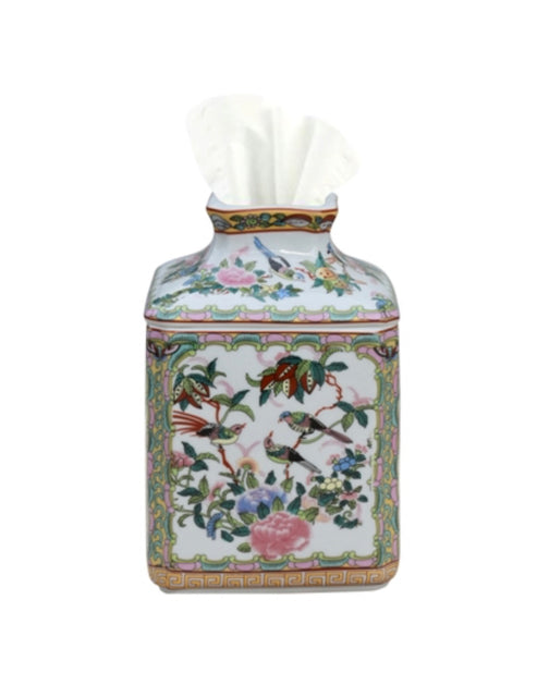 Rose Canton Tissue Box