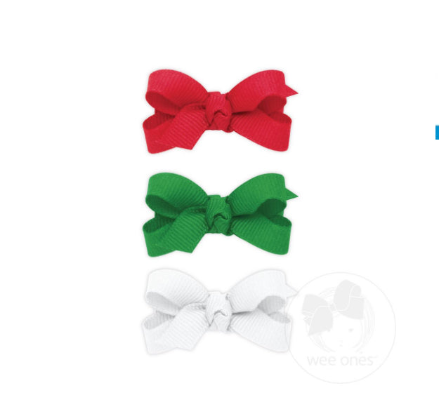 Holiday Multipack Baby Grosgrain Bows Knot Wrap