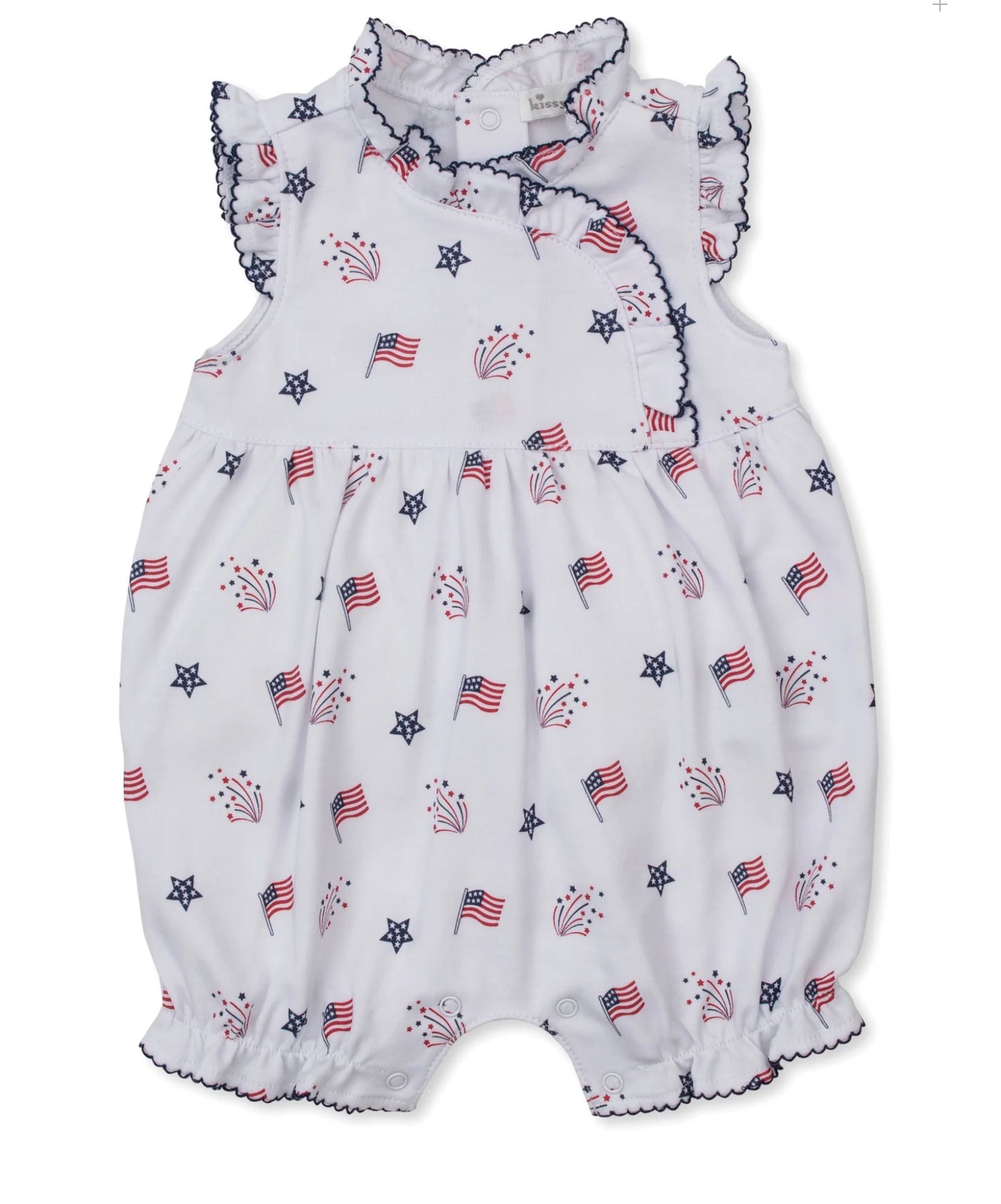 Star-Spangled Freedom Ruffle Playsuit