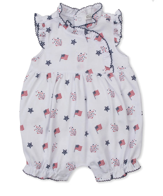 Star-Spangled Freedom Ruffle Playsuit