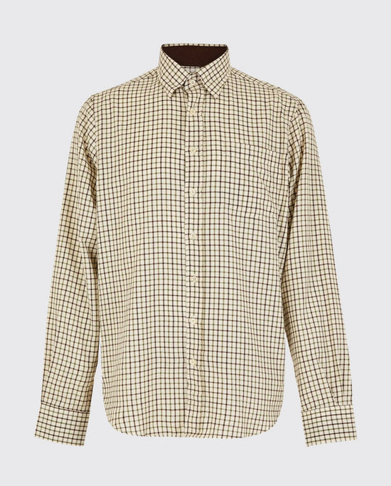 Connell Tattersall Check Shirt - Mahogany