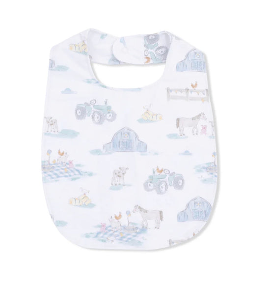 Farm Animal Party Feeding Bib
