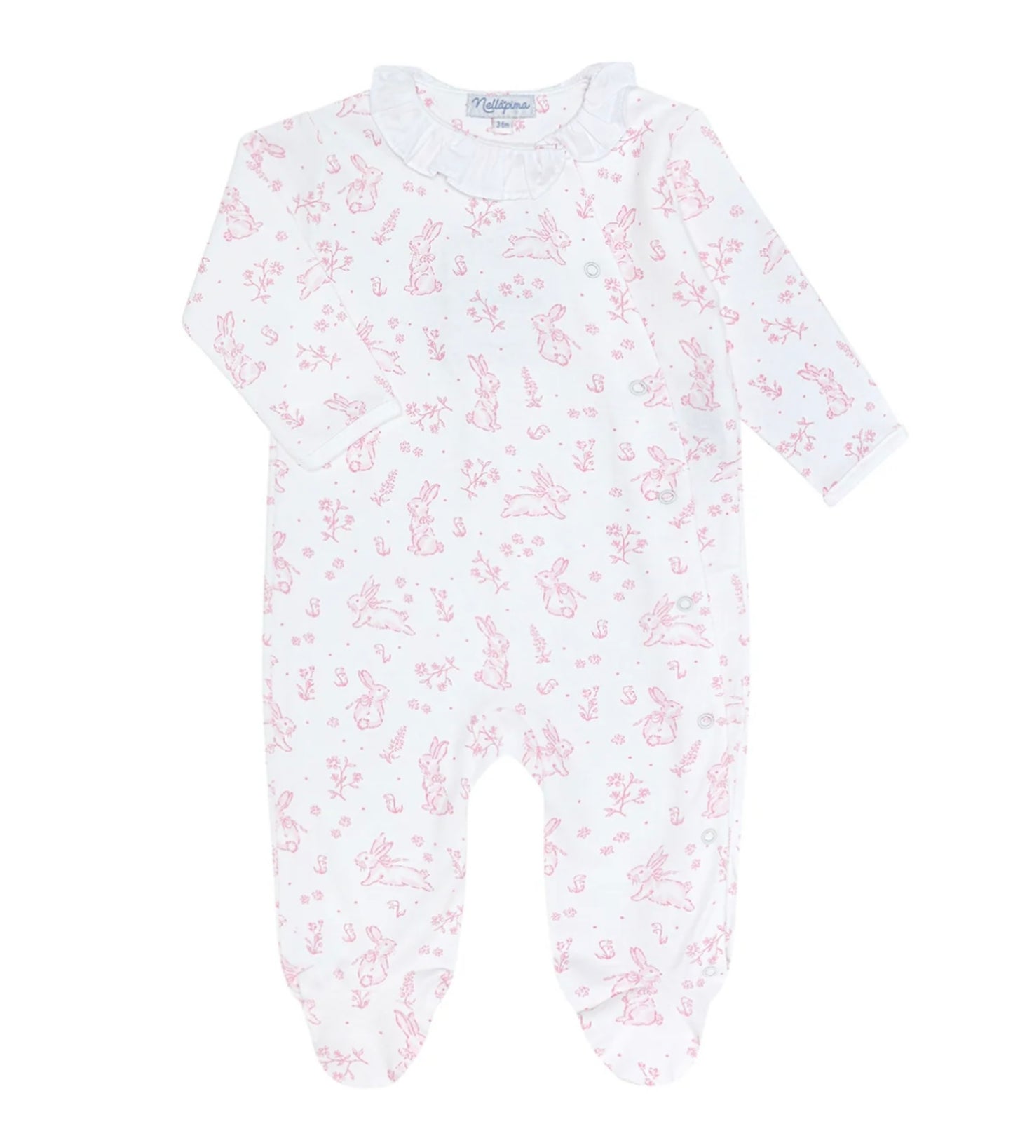 Bunny Toile Crossover Pink