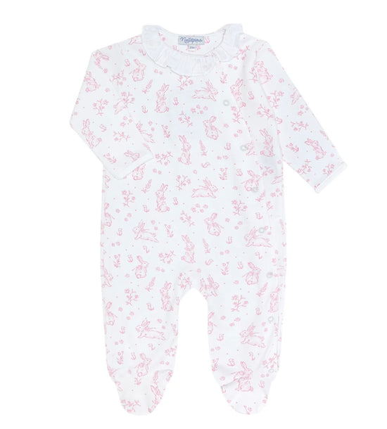 Bunny Toile Crossover Pink