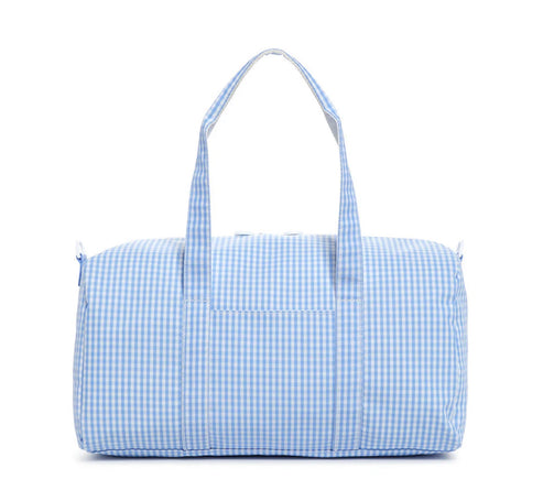 Duffel Weekender- Gingham Sky