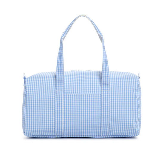 Duffel Weekender- Gingham Sky