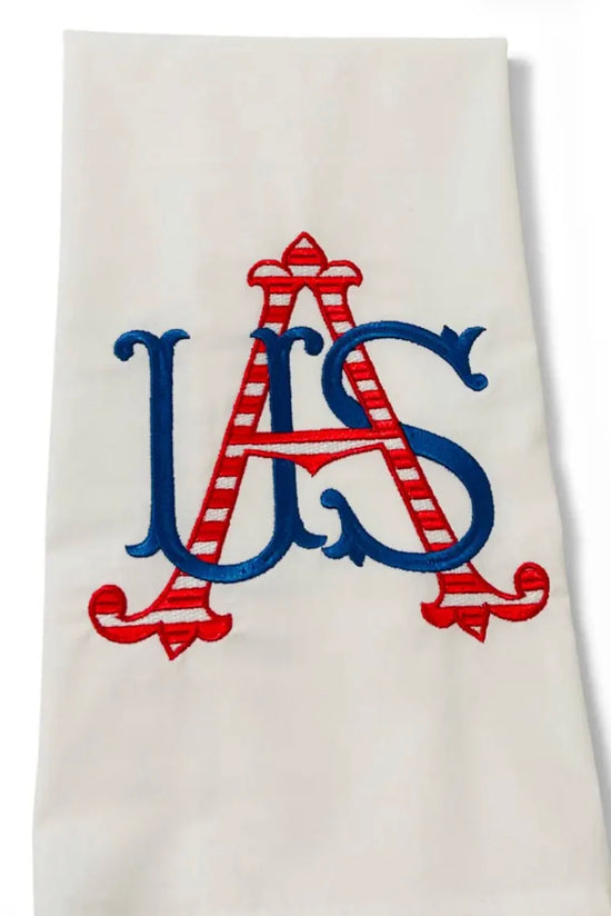 USA Monogram on White