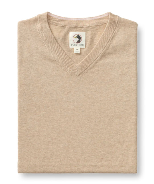 Duck Head Buckley Jersey V Neck Sweater