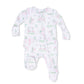 2 Way Ruffle Zipper Footie