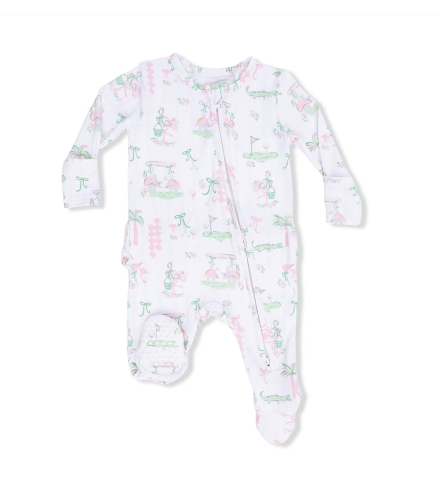 2 Way Ruffle Zipper Footie