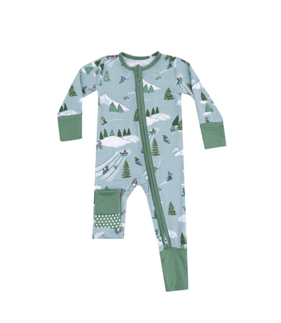 Winter Fun Skiers Romper