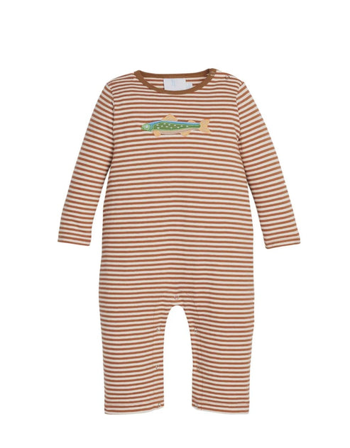 Brook Trout Appliqué Romper