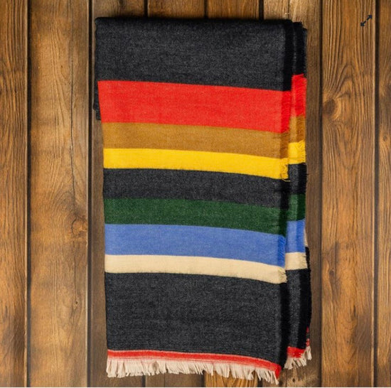 Woven Multicolor Throw