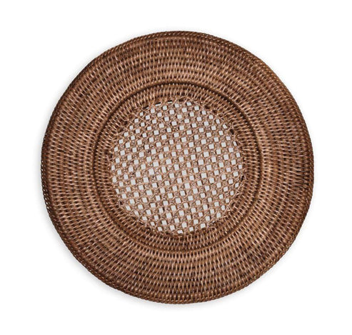 Rattan Round Charger Plate