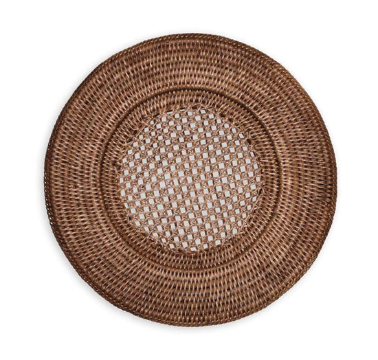 Rattan Round Charger Plate