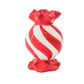 Candle Holder- Toffee Candy- Red/ White