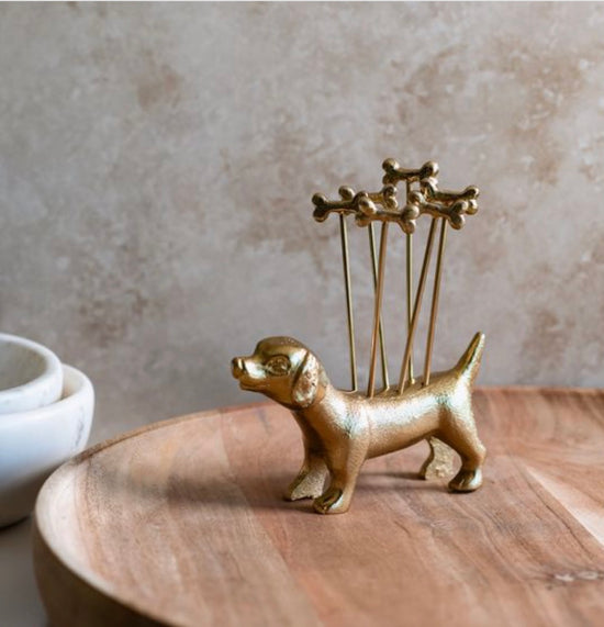 Gold Dog Picks and Holder