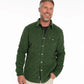 Corduroy Quilted Shacket- Forest