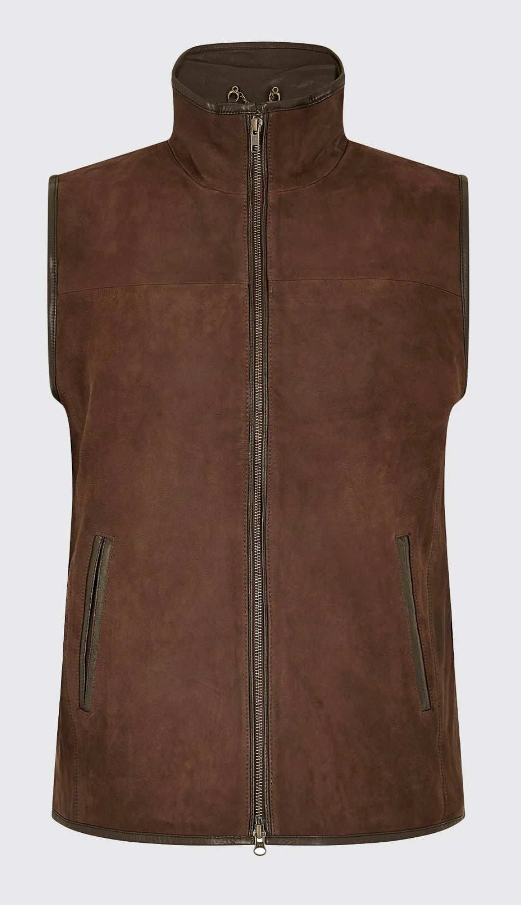 Walnut Dunhill Leather Vest