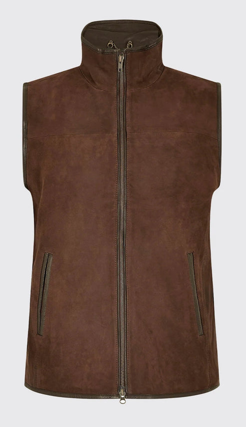 Walnut Dunhill Leather Vest