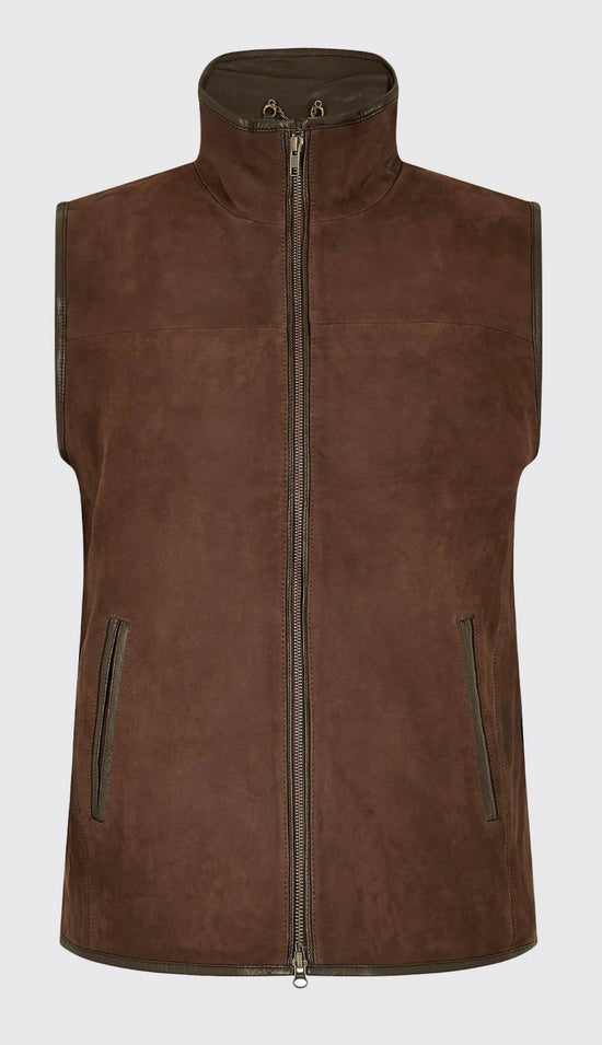 Walnut Dunhill Leather Vest