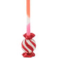 Candle Holder- Toffee Candy- Red/ White