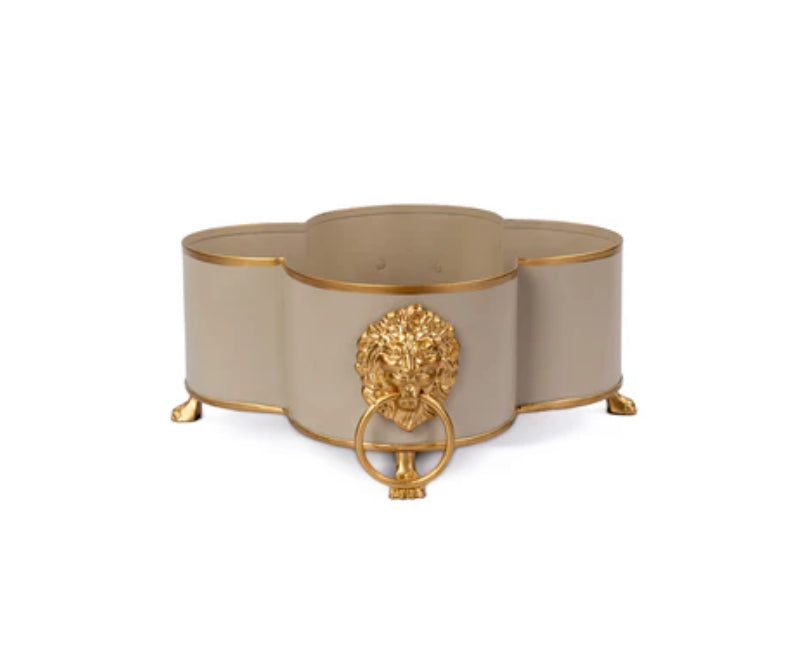 Paws & Claws Quatrefoil Cachepot Planter (Large)