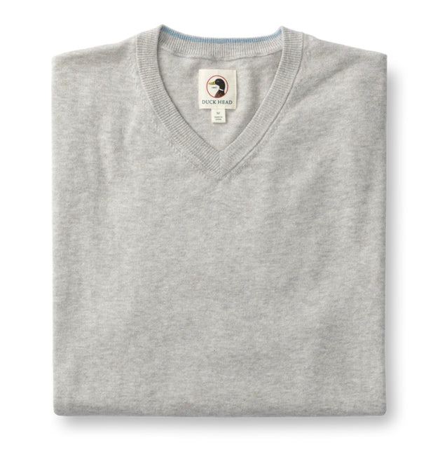 Duck Head Buckley Jersey V Neck Sweater