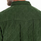 Corduroy Quilted Shacket- Forest
