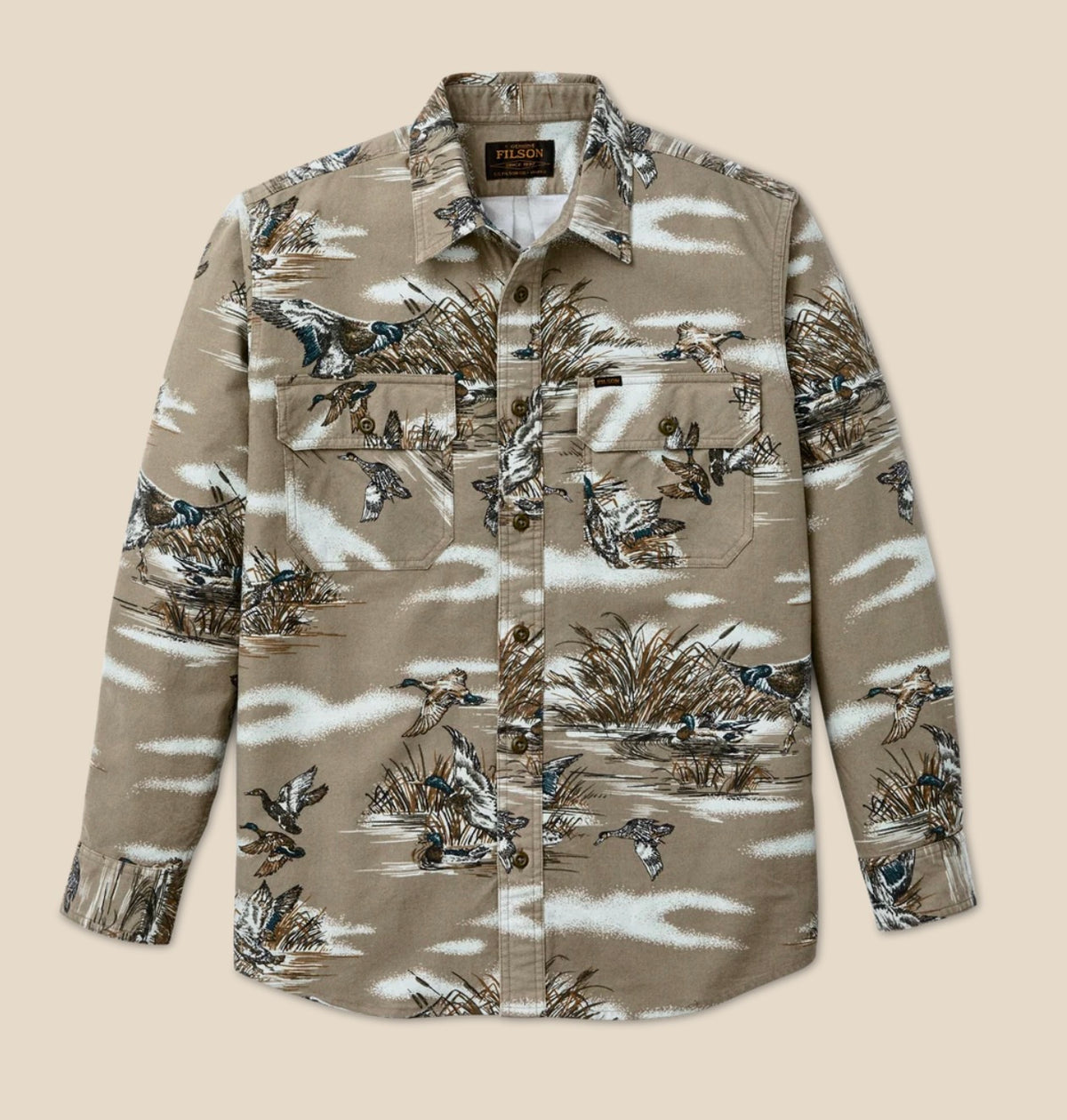 Marsh Olive Field Flannel Shirt