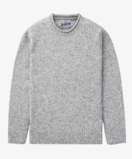 MIDWEIGHT TRI BLEND CREWNECK COLLAR SWEATER