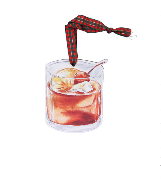 Old Fashioned Bourbon Ornament