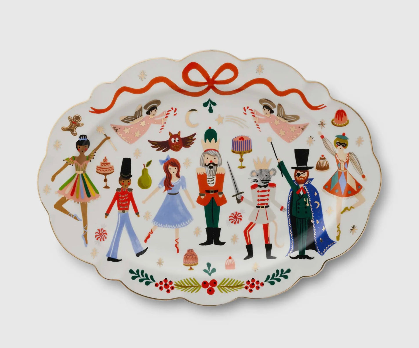 Nutcracker Large Porcelain Serving Platter