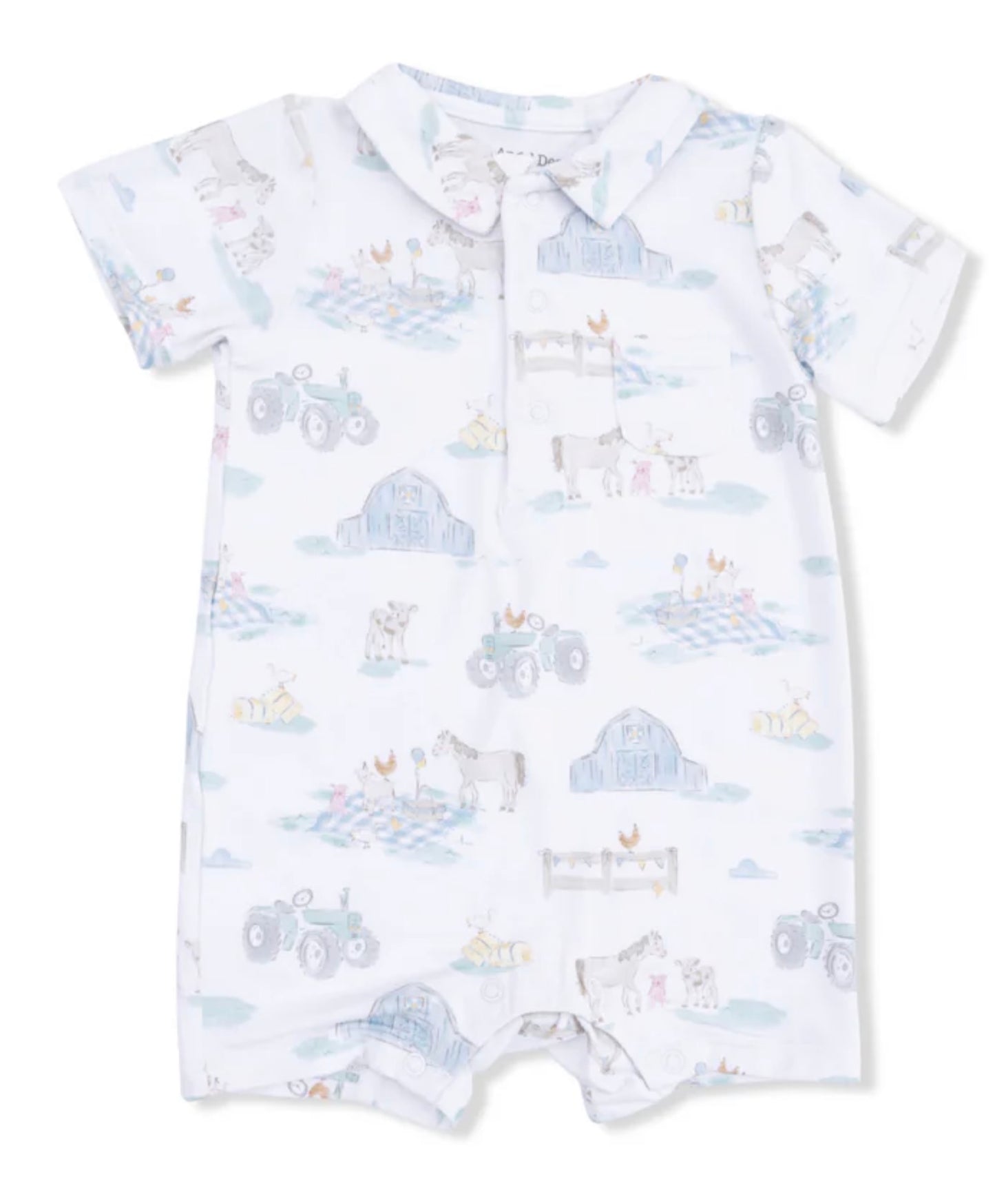 Farm Animal Party Polo Shortie