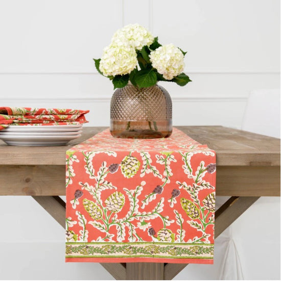 Harvest Pinecone Table Runner