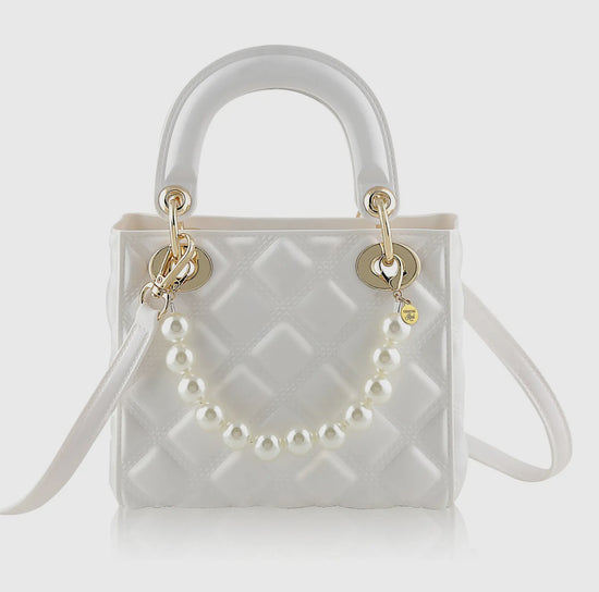 Carrying Kind Pearl Quilted-Jelly White