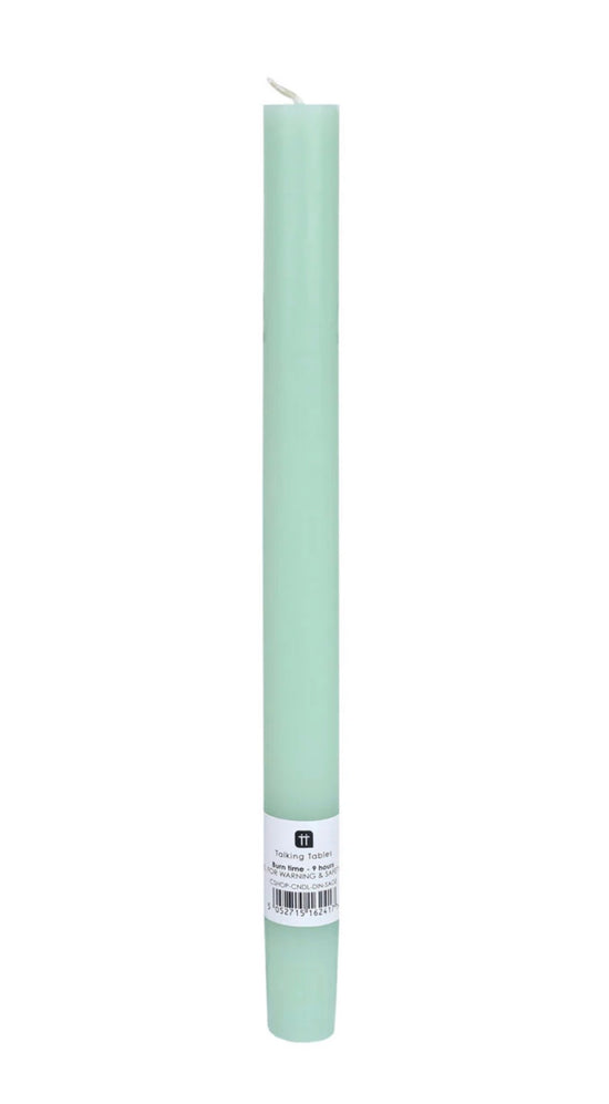 Sage Green Dinner Candles