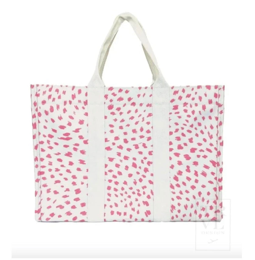 TRVL Spot On! Large Tote - Spot Pink