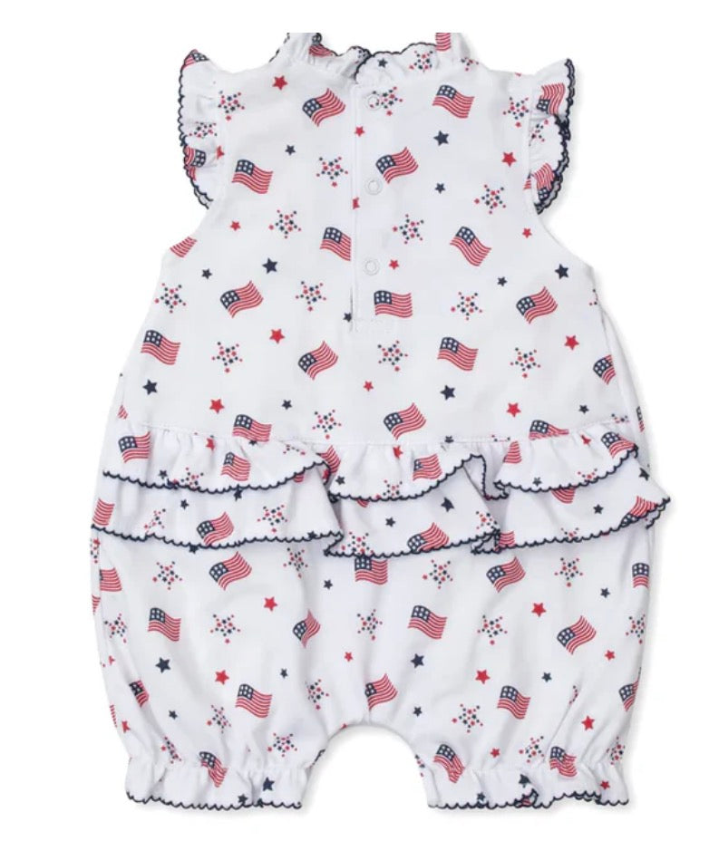 Star-Spangled Freedom Ruffle Playsuit