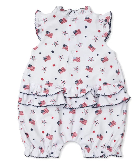 Star-Spangled Freedom Ruffle Playsuit